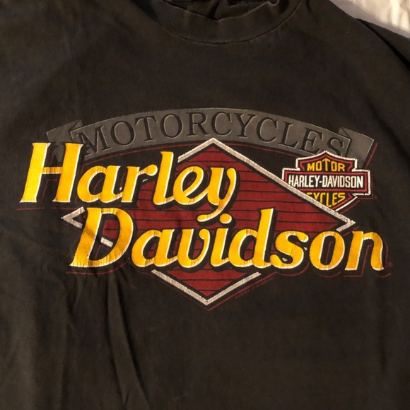 Vintage Harley, Davidson, Orange County, single stitch, RK Stratham - Picture 1 of 8
